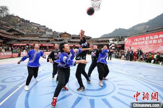 2024年黔东南州首届姑妈篮球邀请赛在贵州雷山开赛