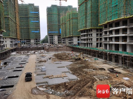 <em>海口</em>江东电白雅居总工程进度已达52% 年底19栋安置房将全部封顶