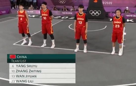 恭喜！中国三人女篮获得铜牌