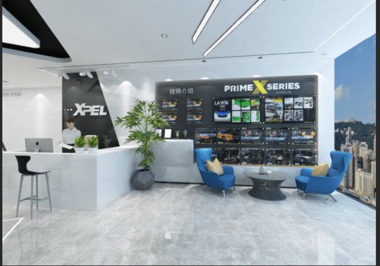 河南信阳1200㎡汽车门店设计装修增加营业额的方法