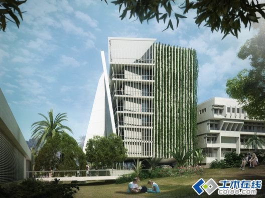 o2a 建筑事务所为特拉维夫大学的可持续性<em>发展</em>所设计的自然光...