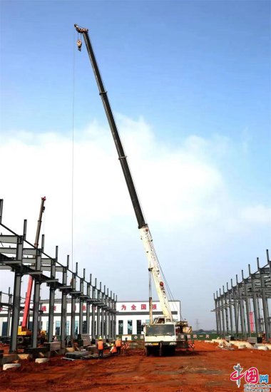江西省首个国家区域性公路交通应急装备物资储备中心<em>快速建设</em>中