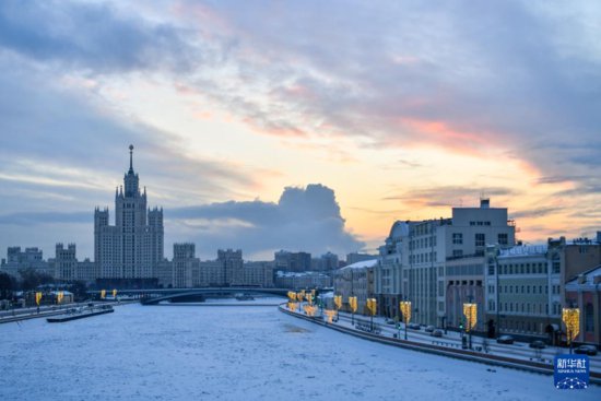 莫斯科迎来降雪