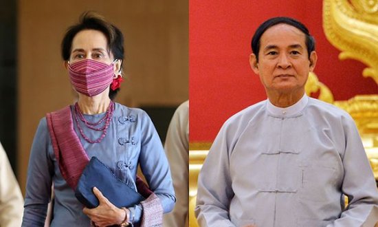 缅甸国务资政昂山素季和总统<em>温敏</em>均被判处4年监禁
