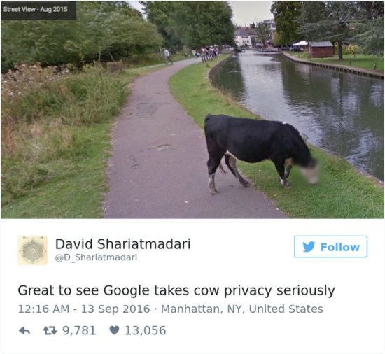 有多少人被谷歌<em>街景地图</em>“偷拍”过？