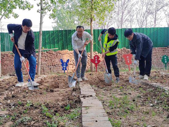 邯郸市魏县项目“开心小菜园”种出职工“幸福”大家园