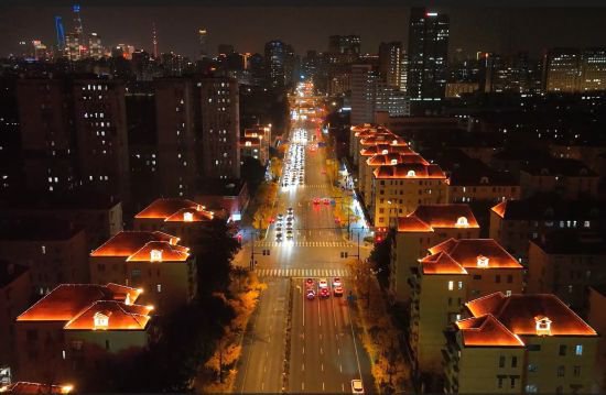 上海<em>四平</em>路景观照明提升项目完成，来看现场图