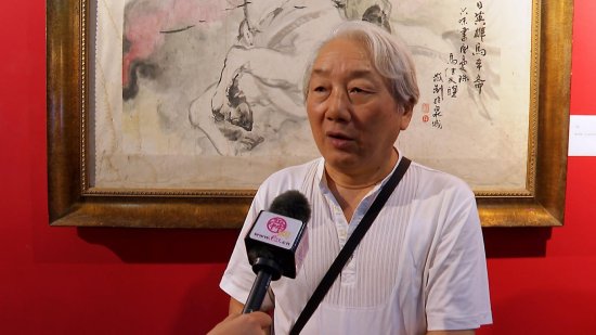 75幅主题书画作品在济南报业大厦展出 纪念中国人民抗日战争暨...
