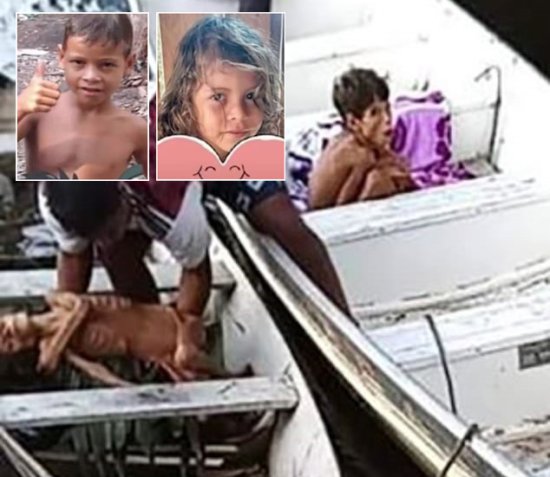 巴西两<em>名</em>9岁和7岁的<em>男孩</em>在亚马逊雨林失踪四周后奇迹般活着