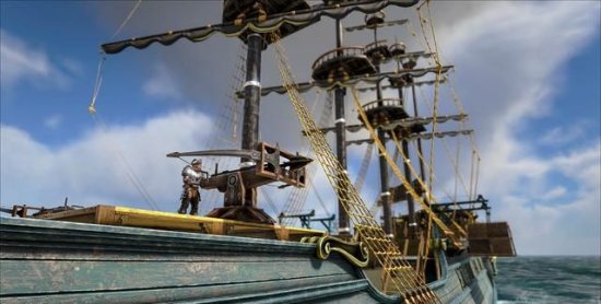 <em>Steam沙盒游戏推荐</em>,在《ATLAS》捕鲸随时都可能翻船