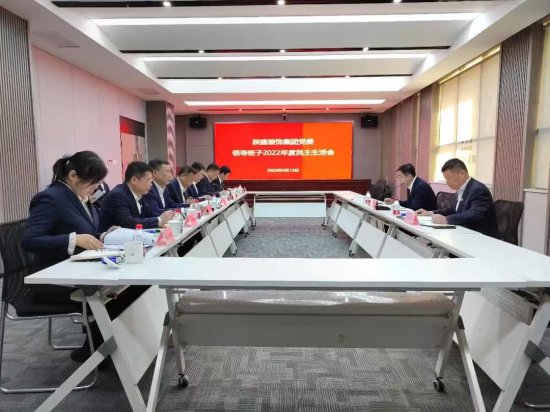 陕建装饰集团党委召开2022年度领导班子民主生活会