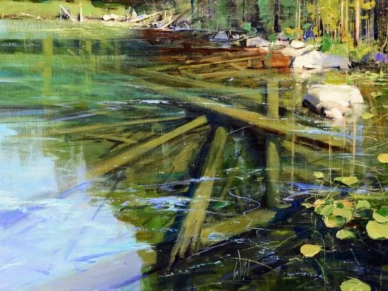 <em>我梦见了</em>画，然后画下了梦~美国画家迈克·怀斯的风景油画作品...
