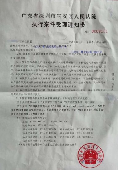 <em>深圳市</em>消委会支持消费者起诉跑路公司获胜，失信法人被限高