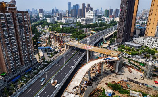<em>武汉建设大道</em>延长线项目跨越二环线