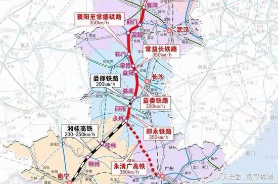 湖南省“千呼万唤始出来”的高铁，即将全面开工，线路长96.1...