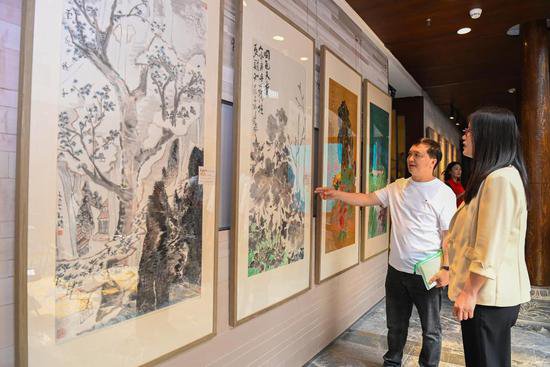 “春满洛城”全国书画名家作品展在洛邑古城立德苑开幕