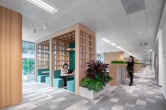 全新拜耳北京<em>办公室的</em>设计旨在给员工带来快乐和积极的影响