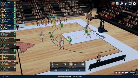 管理游戏《职业<em>篮球经理</em>2024》Steam页面上线 11月发售