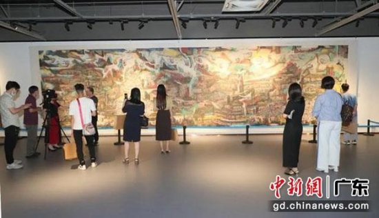 林顺文个展在莞举行 展现中国色彩绘画的力量和节奏美