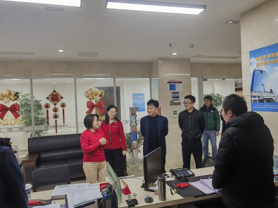中国进出口银行江西省分行行长张菁带队开展春节前安全生产检查
