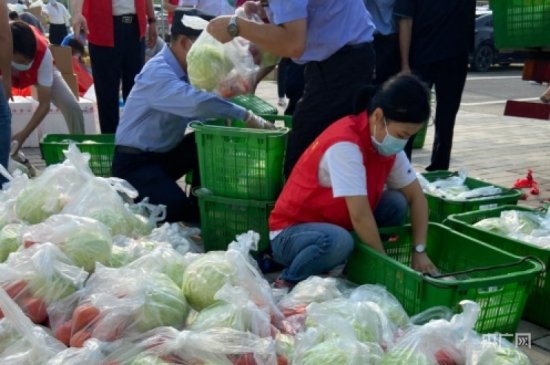 <em>同心战疫</em> | 广州村民自发捐赠1600斤蔬菜支援一线