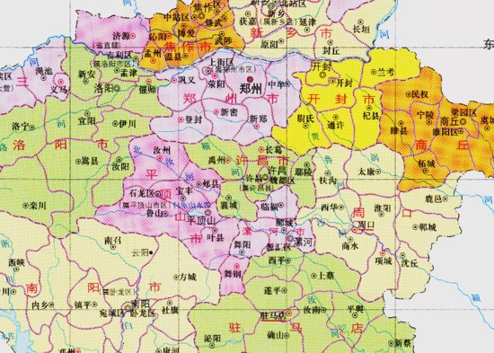 河南省的<em>区划</em>变动，17个地级市之一，<em>漯河市</em>为何有5个区县？