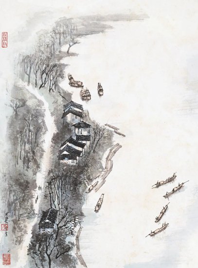 “雨亦奇——李可染写生七十周年纪念展”在北京画院美术馆开幕
