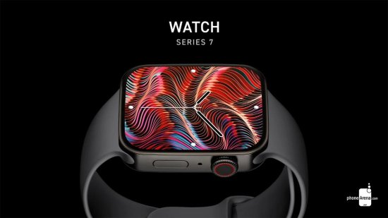外媒曝光第七代Apple Watch<em>概念</em>渲染图：屏幕更大、采用直角边...