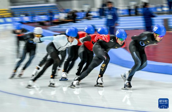 全冬会｜速度滑冰——公开组男子集体出发赛况