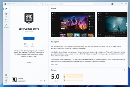 Epic<em>游戏</em>商城应用现在可从Microsoft Store中<em>下载</em>