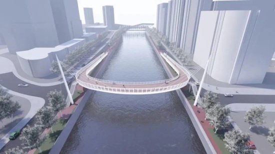 <em>上海</em>首个全民征集<em>设计</em>方案的“趣桥”正式亮相苏州河上