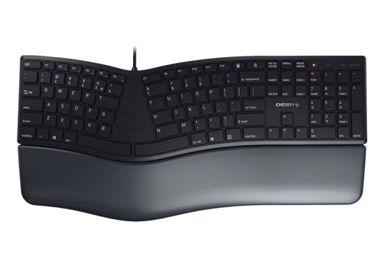 樱桃发布 KC 4500 ERGO 人体工学键盘：弧形键盘排列，售价 45...