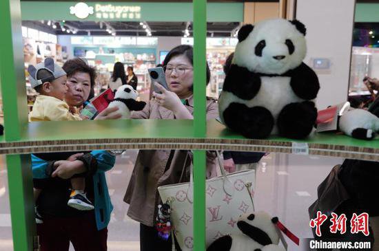 上海苏州河畔变身“熊猫乐园”