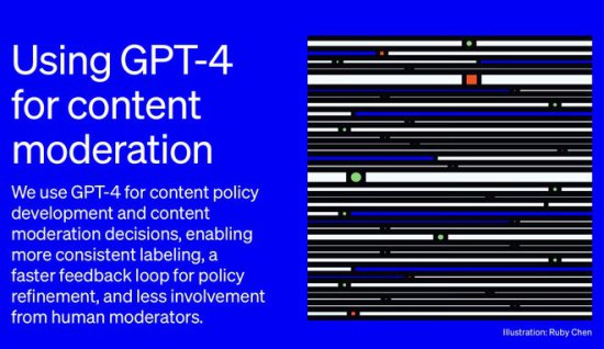 OpenAI提出用GPT-4代替人类审核<em>网络</em>内容：更快、判断更一致