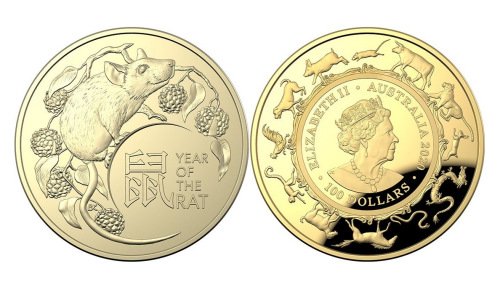 祝福新一轮<em>农历生肖</em>周期 澳铸币厂推出鼠年纪念币