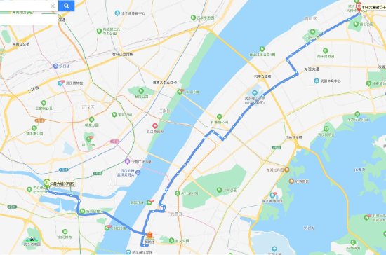 武汉542路公交车路线站点及红色景点路线图