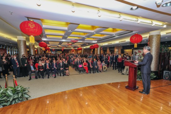 中国驻纽约总领馆举行2023年新春招待会