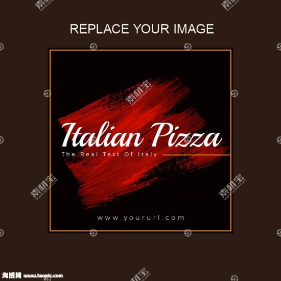 披萨<em>网站</em>海报，户外宣传单图片