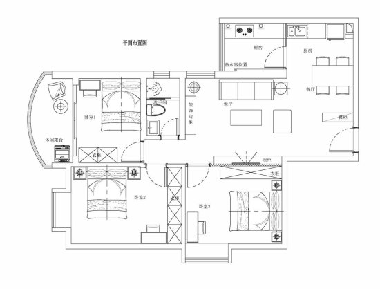 三居室<em>简约北欧风格</em>装修 简单的空间描绘不凡的生活
