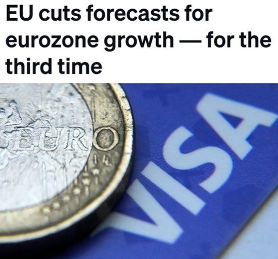 欧盟<em>委员会</em>下调今年欧盟及欧元区经济增长预期