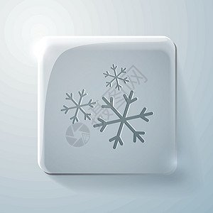 雪花天体图标反射薄片<em>网站卡通</em>片气象电脑阴影天气气候正方形