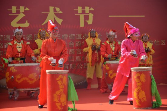 西咸新区三桥街道首届“乡村振兴”文化艺术节开幕
