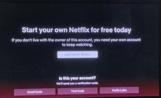 Netflix加强<em>账号</em>分享管制 他人或需验证码才能<em>登入</em>