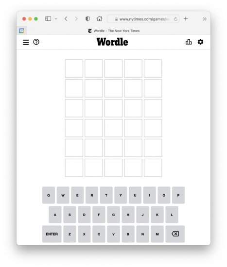热门猜词游戏 Wordle<em> 网站</em>迁移到《<em>纽约</em>时报》