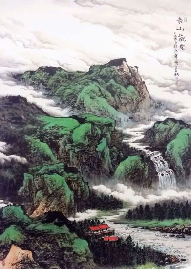 国画教程：山水画中云、气、山石、光、雪、水<em>的六种表现</em>技法