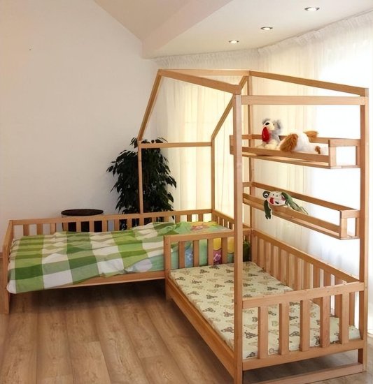 <em>二胎家庭</em>儿童房设计 这几种比上下床更安全！