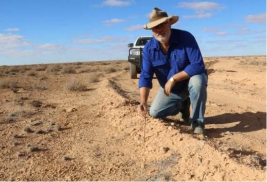 这是什么遗迹？澳洲荒漠出现神秘巨人像，科学家不愿深入研究