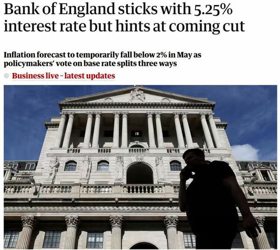 维持5.25%不变 英国央行<em>货币</em>政策调控面临挑战