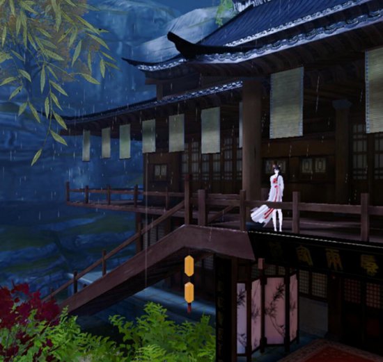 《一梦江湖》新时装“胭脂雪”染色不要太惊艳！玩家玩出花儿了