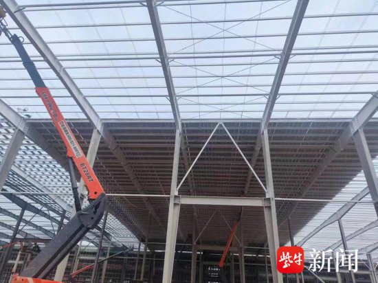 驻镇央企施工一期投资23亿元，扬州新能源项目进入主体封顶阶段